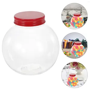 収納ボトル5 PCSコーヒーコンテナクリスマスキャンディージャーボール型パーティートリートボトルミルクティーカップ