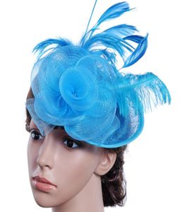 Europeiska och amerikanska partiets formella kvinnliga hattar för bröllopsfest kväll speciellt tillfälle formella damer brud hattar tillbehör4466452
