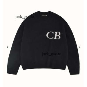 Cole Buxton 2023 CB Latter Knit Jacquard Cole Buxton Sweater Homens Mulheres Qualidade Sorto Lowershirts Cole Buxton Camista 246