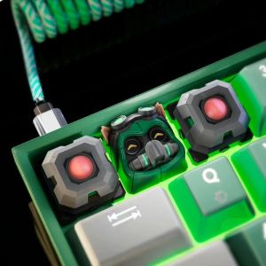 Akcesoria Oryginalne lol gaming keycaps mechaniczna klawiatura gracza anime klawisze Omega Team Swift Scout Teemo Charterbel Caps