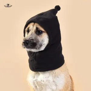 Chapéu de pet-tear de vestuário de cachorro Alterar lã polar e fofa maquiagem engraçada pré-fria os chapéus quentes para fantasia de outono e inverno