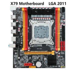 マザーボードX79マザーボードセットNVME M.2 SSD LGA 2011 PCマザーボードPCIE 16X 4*SATA2.0インテルCPU E5 2600/2689/2690/2670に適合