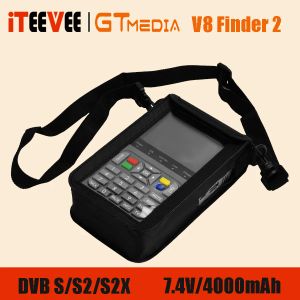 Receivers 1PC Satellite Finder TV GTMEDIA V8 FINDER2 1080P HD DVBS2X/S2/S MPEG2 MPEG4 H.264(8 Bit)Hardware Youtube for USB wifi 2.4G