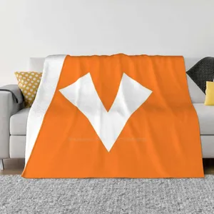 Decken Vektor Logo (ich) Trendstil Funny Fashion Soft Throw Decke Größe Richtung Orange Gru Böse Held Super