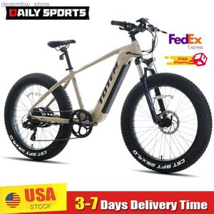 Bike bici ectrica per adulti 750w Pneumatico grasso Ebike 48V 14,5 AAB batteria rovana Ectric Mountain Bike 7 velocità 26 x 4.0 Ectric Bicycles L48