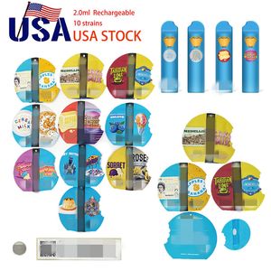 Ship from USA Disposable E-Ciga CUKIES 2G(1+1) Disposable Device Rechargeable Empty Pen with Packagings All Included