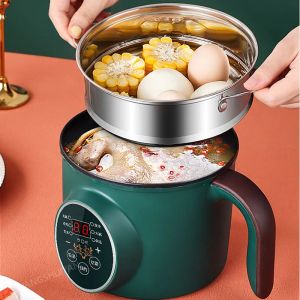 ポット電気炊飯器非泥だらけの調理機ダブルレイヤーホットポット多機能ミニ電気炊飯器