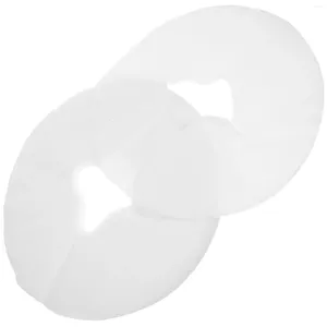 Pillow 100 Sheets Round Face Hole Mat Salon Massage Non-woven Fabric Mask Bracket Women Cover Miss