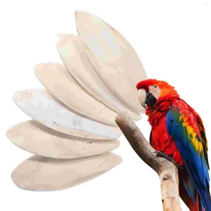 Altre forniture per uccelli da 6 pezzi per la macinacava del becco di seppia giocattoli masticati per cockatiels parrocchetto