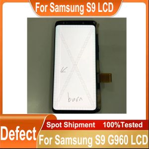 Schermata LCD per Samsung S9 G960 SM-G960F Visualizza LCD Visualizza touch Screen Digitazer con difetto per Samsung G960 LCD