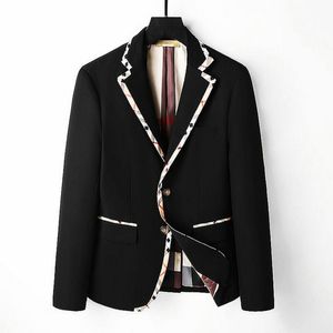 Projektant mody man garnitur Blazer Jackets For Men Stylist Letter Hafdery Długie rękawowe przyjęcie ślubne Blazery#B6