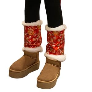 New Year Faux Furs Leg Warmers Sexy Furry Fuzzy Leg Warmer Soft Boot Cuffs Cover