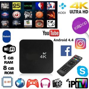 Box TV -låda för Android 7.1 5G Network Settop Box med spel Internet Video Chat Smart TV Box WiFi YouTube Media Player Set Top Box