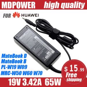 Adapter 19v 3.42a 65W for Huawei Matebook D MateBook B MRCW50 MRCW60 MRCW70 PLW19 PLW09 LAPTOP AC ADAPTER充電器電源