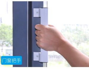 Balkon Schiebetürgriff Aluminiumlegierung Druck und Ziehen Sie Türgriffe Plastikstahltür und Fensterhandler