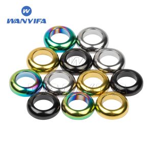 Wanyifa Titanium Bolt BICYCLE M6 CONCAVECONVEX Walker Spacer For Mountain BMX Rower Tarc Hamurek Grupa XT Rower 2PCS