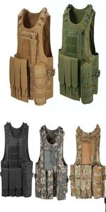 Outdoor Camouflage Vests Tactical Molle Adjustable Vest Paintball Game Body Armor Plate Carrier Vest7305146