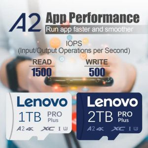 Lenovo High Speed Memory Card 2TB 1TB Micro TF SD Card 128GB 256GB 512GB Small SD Card For 4K HD Camera Nintendo Switch 2024 NEW