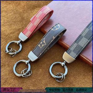 Hot Selling Fashion PU Keychain Pattern Waist Leather Hanging Buckle