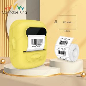 Printers P50 Portable Thermal Label Printer Mini Self Adhesive Sticker Labeling Machine No Ink Printing Labeler or 3PK Label Tape Sticker