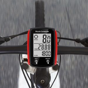 Universal MTB Bike Speedometer with Backlight Bicycle Speedometer Wired LCD Touch Screen Bicycle Accessories