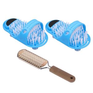 Analysatorfotpolerad Cutter Kit Manicure Pedicure Grooming Kit Foot File Nail Polish Dead Skin Removal Foot Scruber Cuticle Cutter