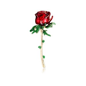 Design a fiori per la pianta da spalla da donna di vendita a caldo Accessori Rose Girl Rose Pin Regalo di San Valentino