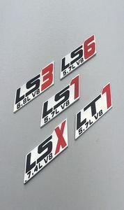 1 PCS 3D Metal LT1 LS1 LS3 LS6 LT9 LSX 57L 68L 74L V8 Rozet Yan Amblem Arka Deplasman Dekorasyon Araba Stickers Araba Stilleri3163974