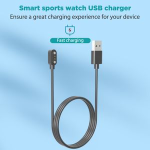 Haylou RS4 için 1m USB Şarj Cihazı Plus Xiaom Haylou RS4 için Akıllı Saat Şarj Kablosu Plus Smart Watch Dock Charger Adaptör