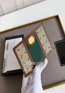 Card Holders Designer coin purse Business Holders wallet purse France Women Men Casual Fashion Leather mezzanine xury bag ID card holders with box9689833