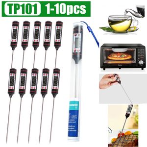 1-10pcs Oil Thermomether Digital Meat Temperature Meter Kitchen Needle Food Thermometer Barbecue Gauge Tool Home Appliance