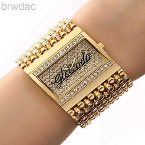 ساعات النساء G D Watch for Women Quartz Adalog Casual Watch Gold Watch Simple Clock Relogio Feminino Reloj Mujer Montre 240409