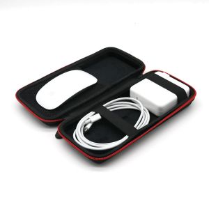 Tillbehör EVA Hard Case Travel Bärande för Apple Pencil Magic Mouse Mag Safe Power Adapter Magnetisk laddning Kabel Bär fodral