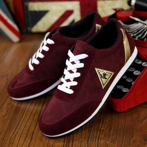 Boots Hot Sale Suede Running Shoes Men Sneakers Lightweight Mens Walking Jogging Shoes Fashion Comfortable Chinese Sport Shoes Loafers