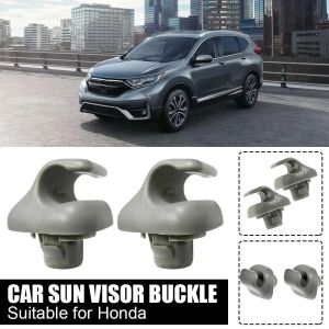 2pcs for Honda Civic Si CR-V Sun Visor Clip Hook Gray Bracket Car Grey Holder Ridgeline Odyssey 88217S04003ZA