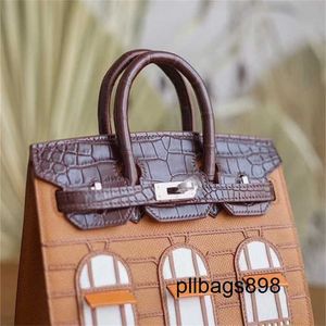 Handbag Crocodile Leather 7A Quality mini real matte wax gold andCEJ2ZF3N