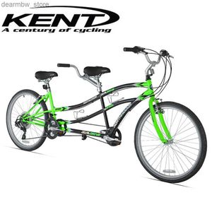 الدراجات Kent Bicycs 26 بوصة. North Woods 21 سرعات Dual Drive Tand Bike Bike Green L48