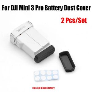 Droni 2pcs Cover di protezione della batteria per DJI Mini 3 Pro Drone Drone Dust AntitOuch Protector Cover per Mavic Mini 3 Pro Accessori