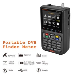 GTMEDIA V8 FINDER 2 Digital Satellite Finder Meter 7.4V, DVB-S/S2/S2X 3.5'' LCD Display 1080P HD MPEG-2/4 ACM Satfinder