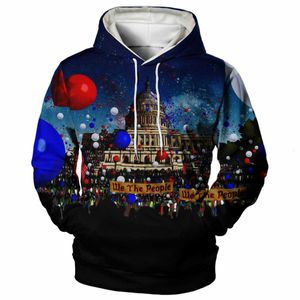 2024 Etsy New Spring и осень 3D 3D Цифровая печать День независимости Конференция Мужчина Слух Свободный Свитер Мужчина.