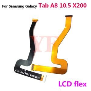 ORIGINAL PARA SAMSUNG Galaxy Tab A8 10.5 x200 x205 conector principal conector USB placa de carregamento LCD Volume de potência flexível Cabo flexível