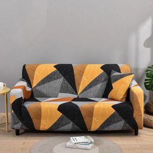 Stuhlabdeckungen bedruckter Sofa Couch Couch Slipcover Elastic Stretch Sessel / Loveseat Leder für 3 Kissen