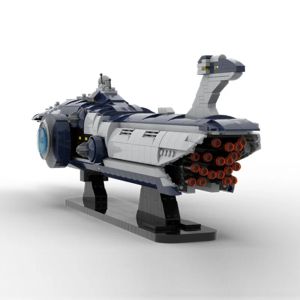 Star Plan MOC-58861 och MOC-17338 Malevolence Fighter MOC-9515 Space Series Building Block Montera tegelstenar DIY Toys Gift