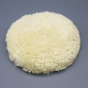 Wool Polishing Pads Buffing Pads Car Polishing Wool Disc 5/6/7 Inch Wool Wheel Disc Angle Grinder Accessories For Car Maintain
