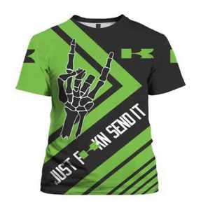 2022 Summer Nowe Kawasaki T koszule wyścigi jedna koszula Top 2021 Motocykl krótkie rękawy Szybki suchy men039s Sports T Shirt7912404