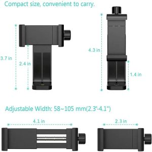 Universal 360 ° telefon klibi tripod montaj adaptör standı klipsper selfie tutucu dikey olarak ayarlanabilir Samsung iPhone Huawei