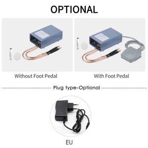 1セットバッテリー溶接機ポータブル18650バッテリーEUプラグ用の調整可能な溶接機