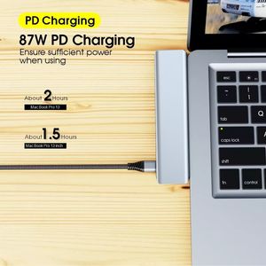 USB 3.0 Type-C Hub To HDMI Adapter 4K USB C Docking Station with Hub 3.0 TF SD Reader Slot PD for MacBook Pro/Air 2018 - 2020