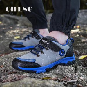 Sneakers 2022 Popularne oryginalne skórzane buty dla dzieci Boys Outdoor Niezdłuszczane trampki swobodne wodoodporne obuwia dla dzieci letnie antylippery