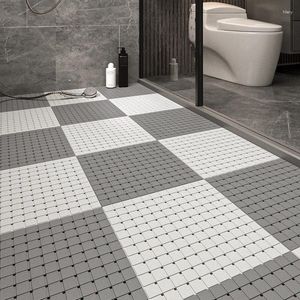 Os tapetes de banho podem ser cortados em emenda com tapete de chuveiro com copo de sucção anti-deslizamento fácil de limpar o banheiro TPE ECO-FILEDLEME